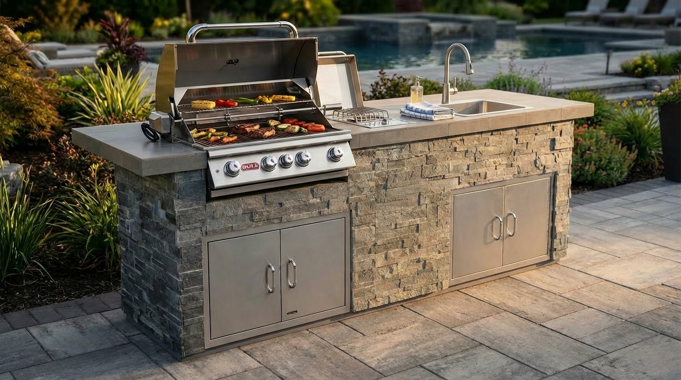 Bull outdoor kitchen installation