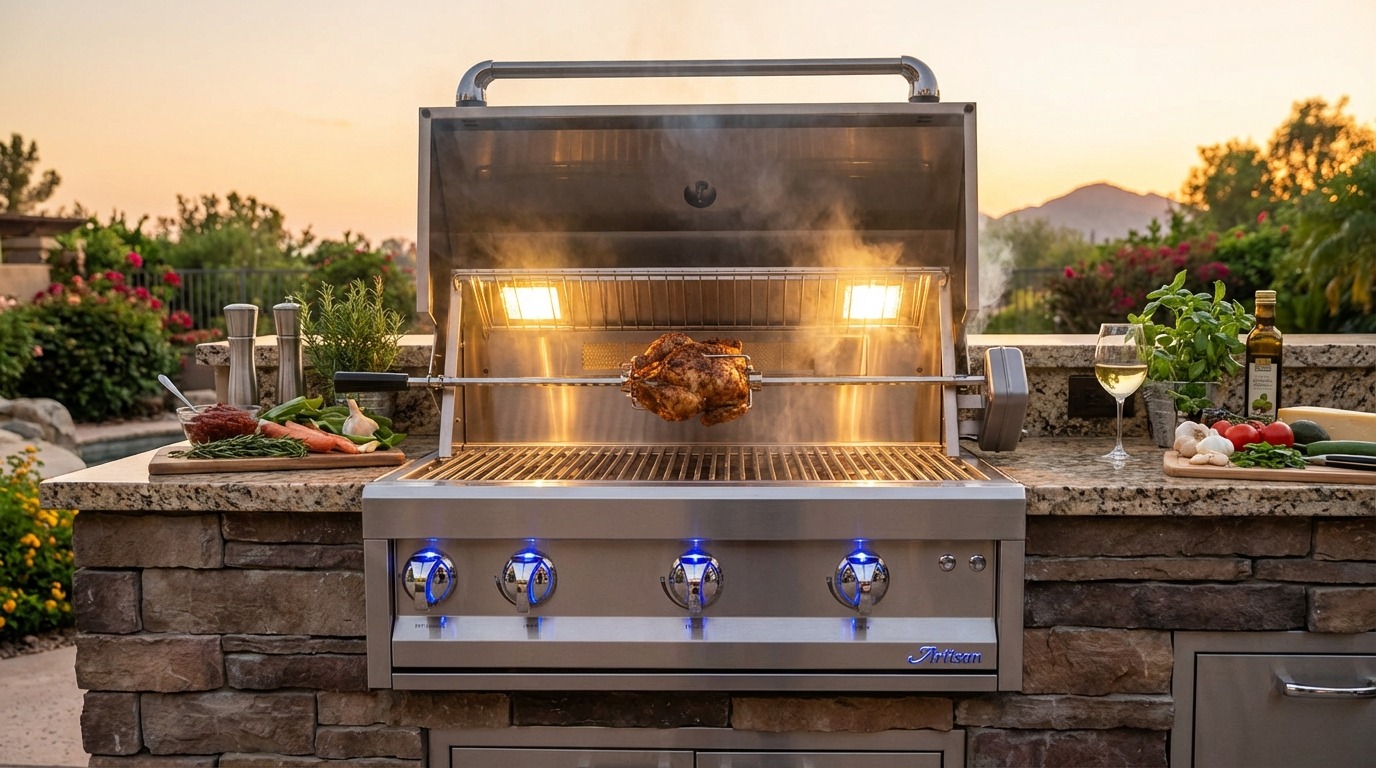 Artisan Professional Grills in action