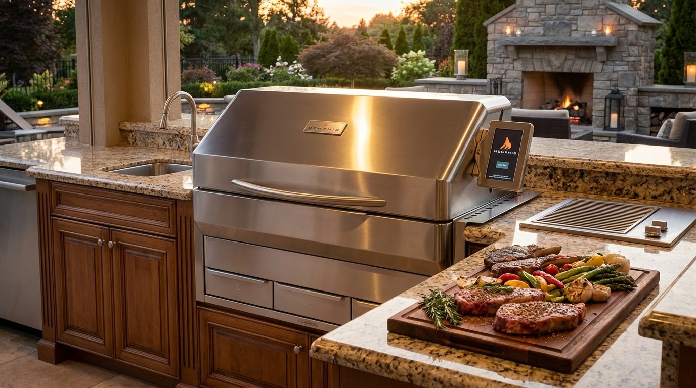 Memphis Grills outdoor kitchen installation