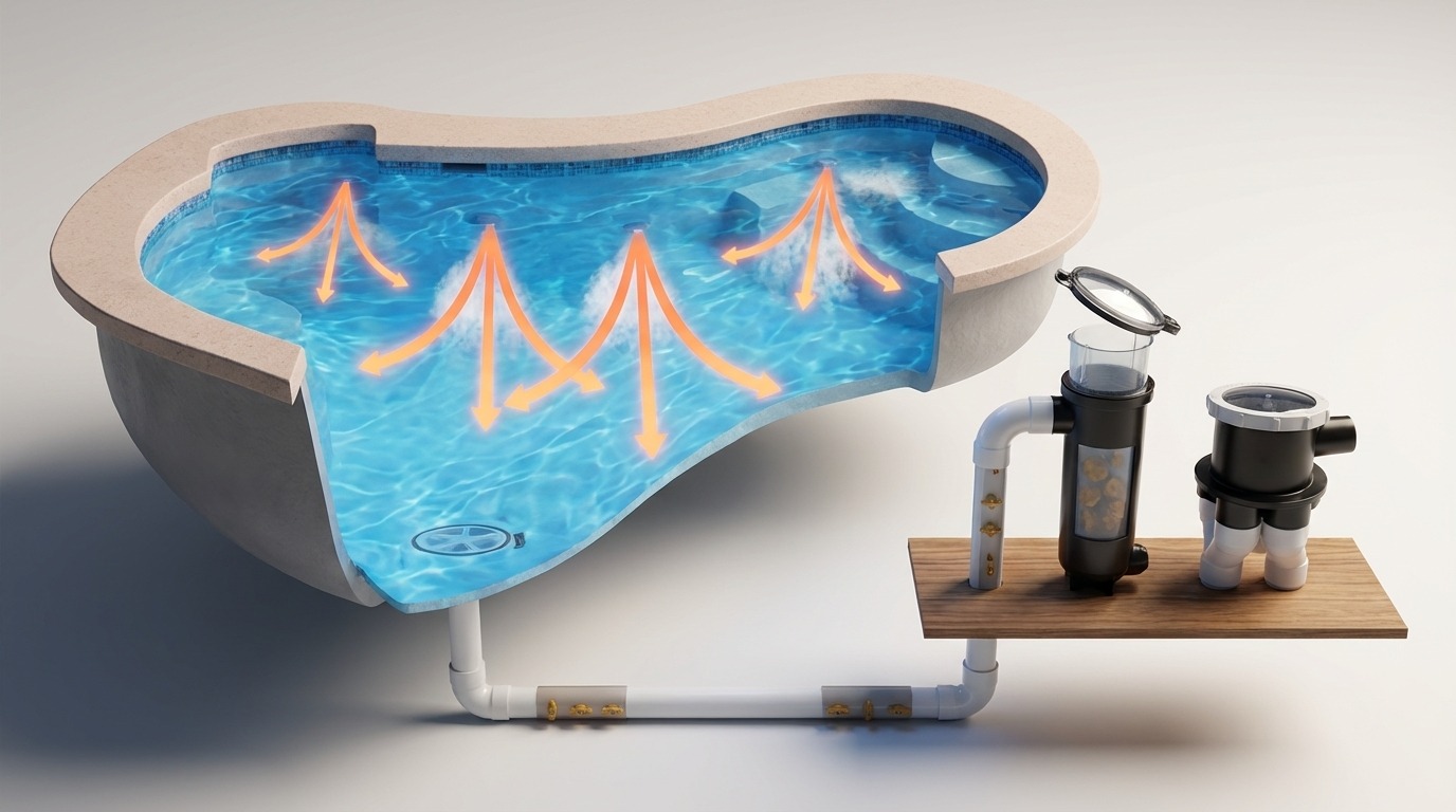 The Future of Pool Cleaning: Blue Square In-Floor Systems