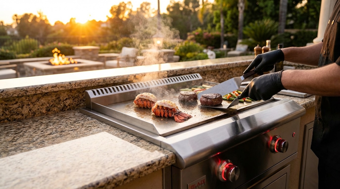 Blaze Grills in action