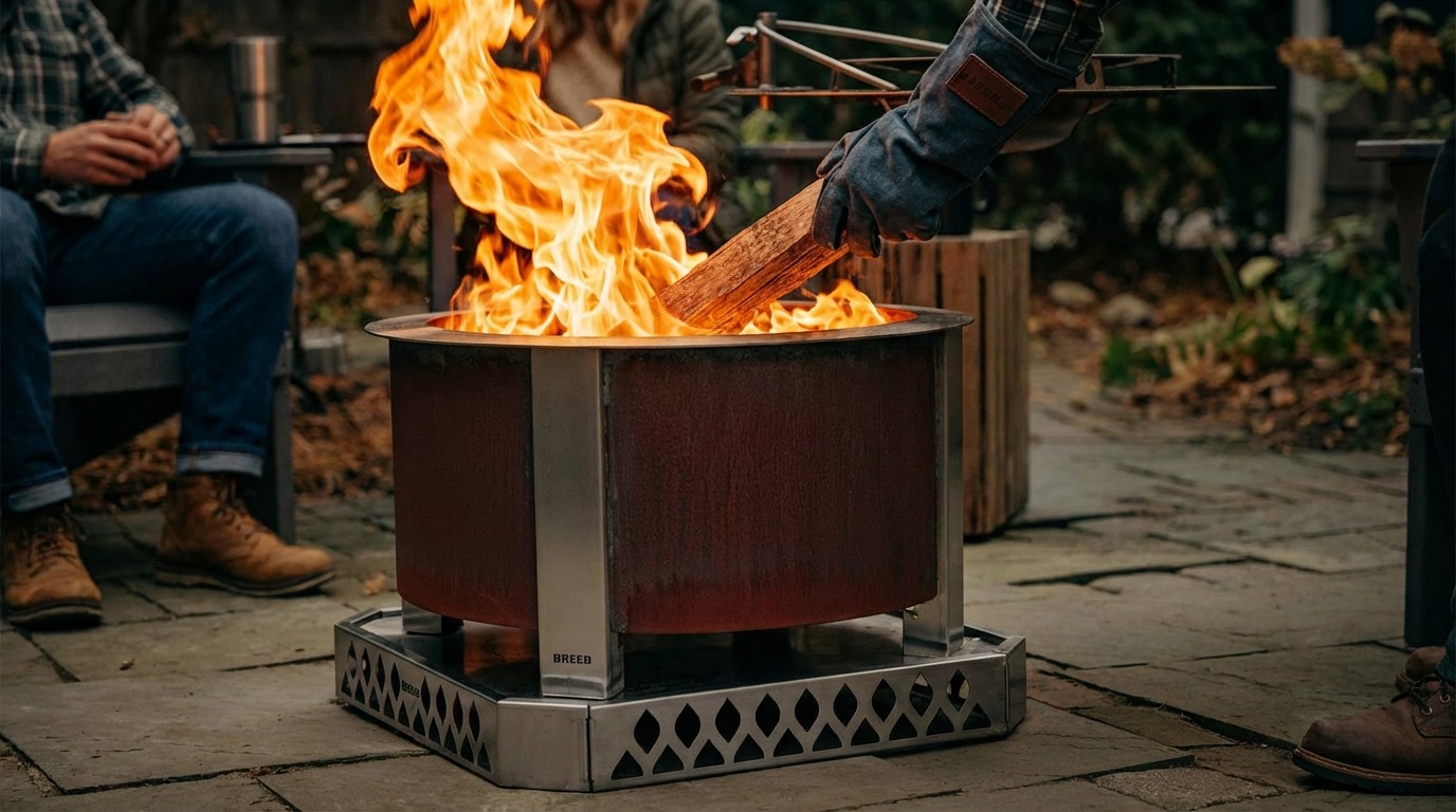 Breeo outdoor kitchen installation