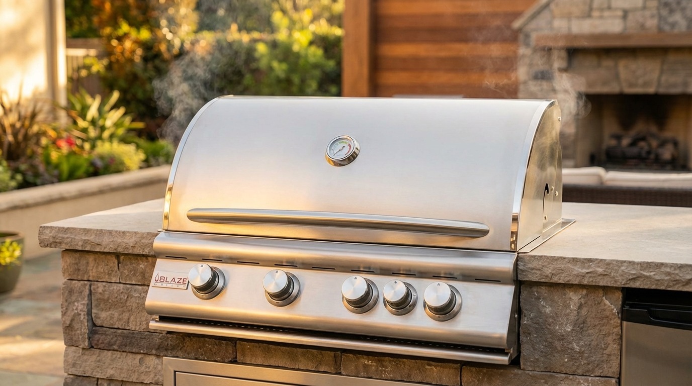 Blaze Grills outdoor kitchen installation