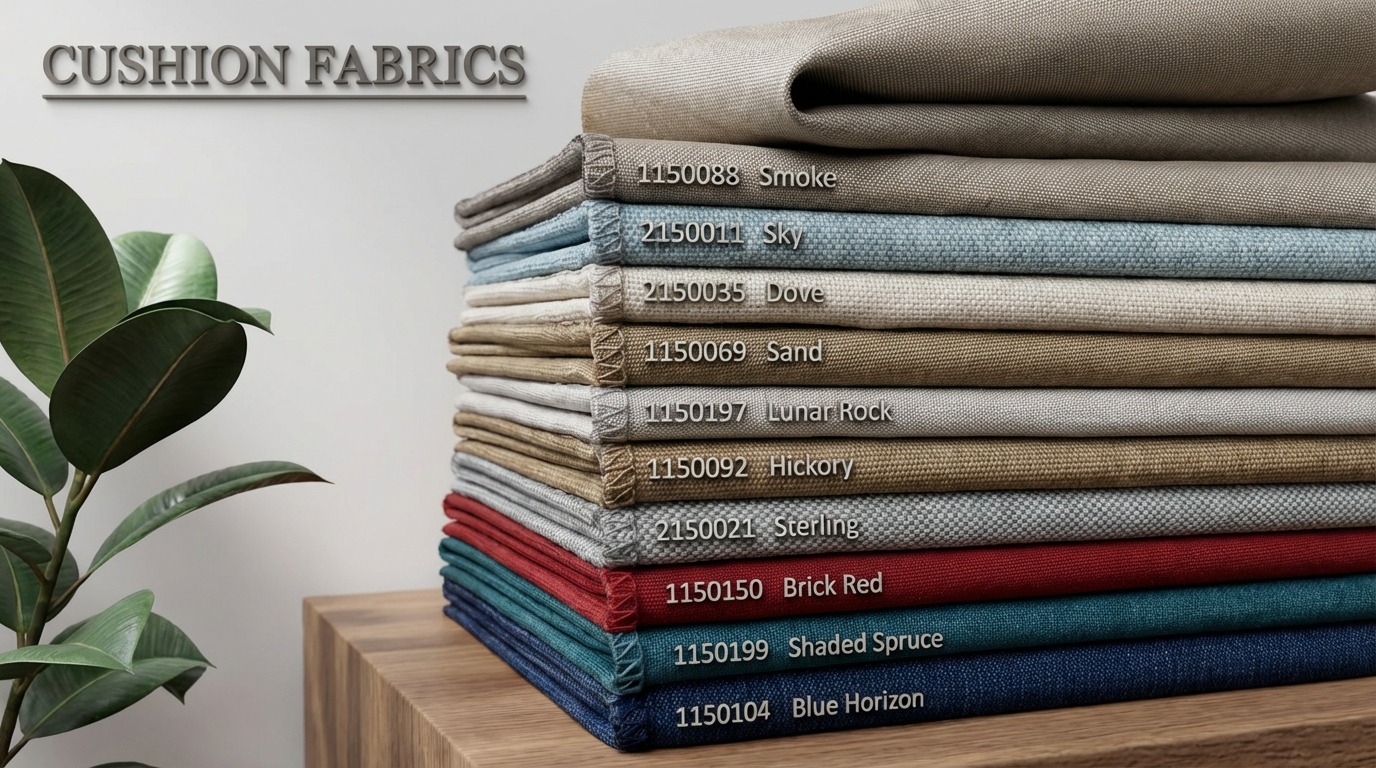 Hanamint premium cushion fabric swatches