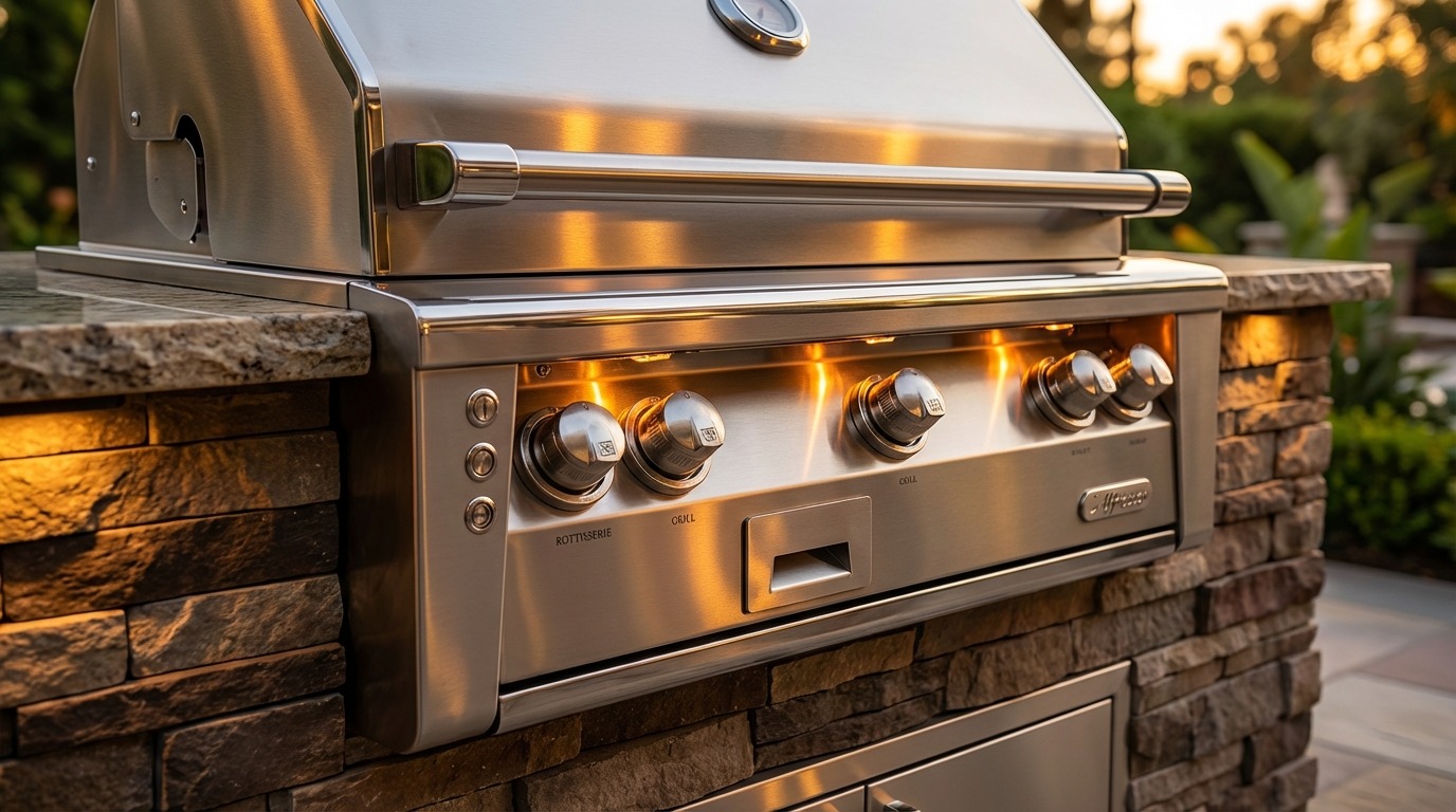 Alfresco outdoor kitchen installation