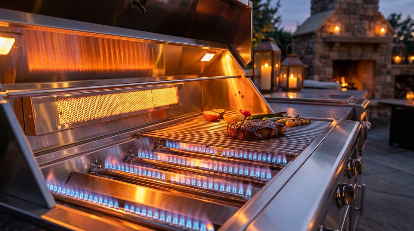 Artisan Professional Grills outdoor kitchen installation