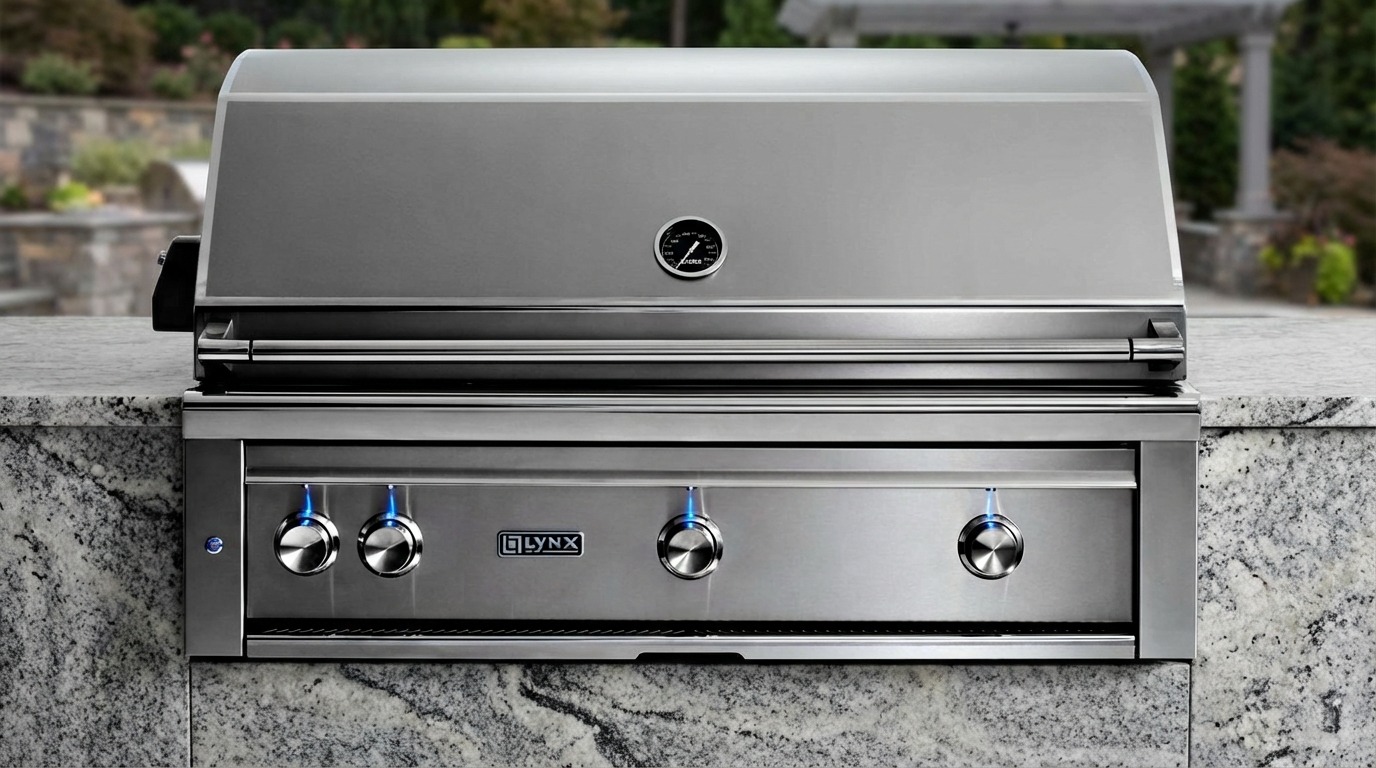 Lynx Professional Grills outdoor kitchen installation