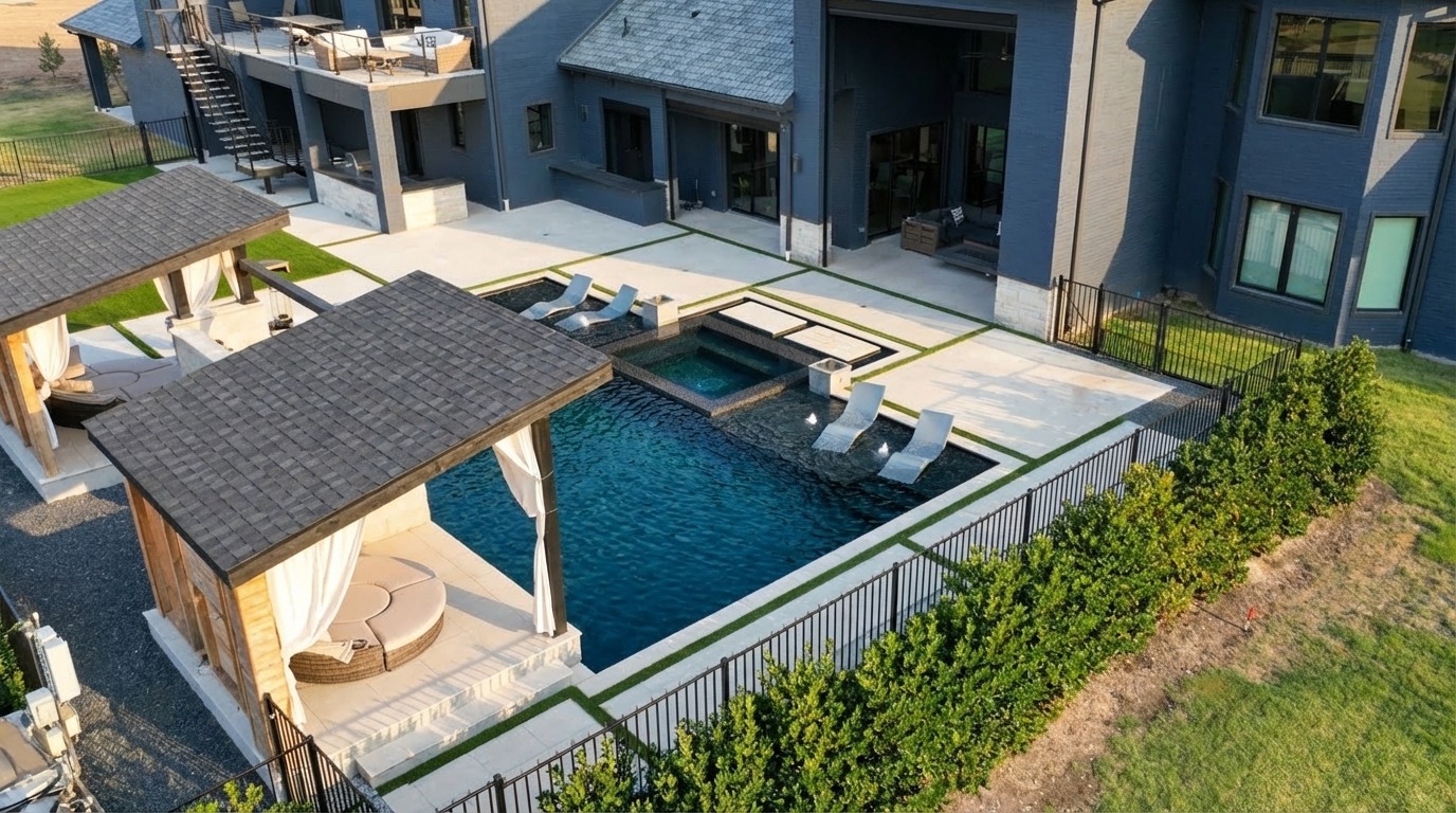 Modern Spa & Shade Lounge — Prosper, TX — photo 5