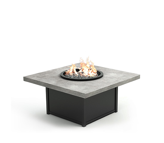 Slate Square Chat Table