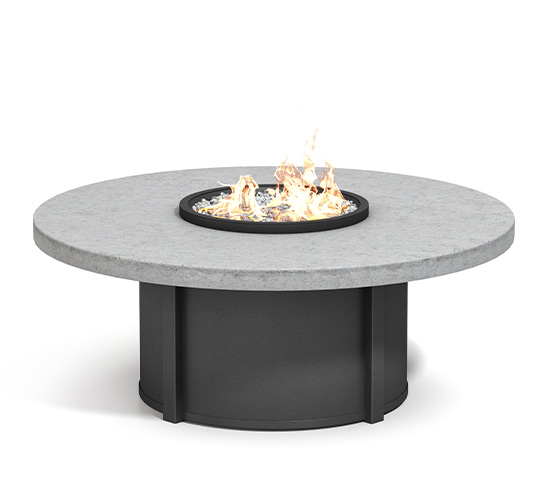 Slate Rectangle Fire Table