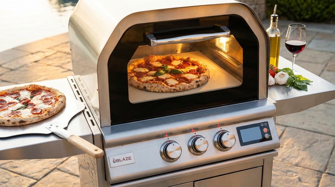 Blaze Grills outdoor kitchen installation