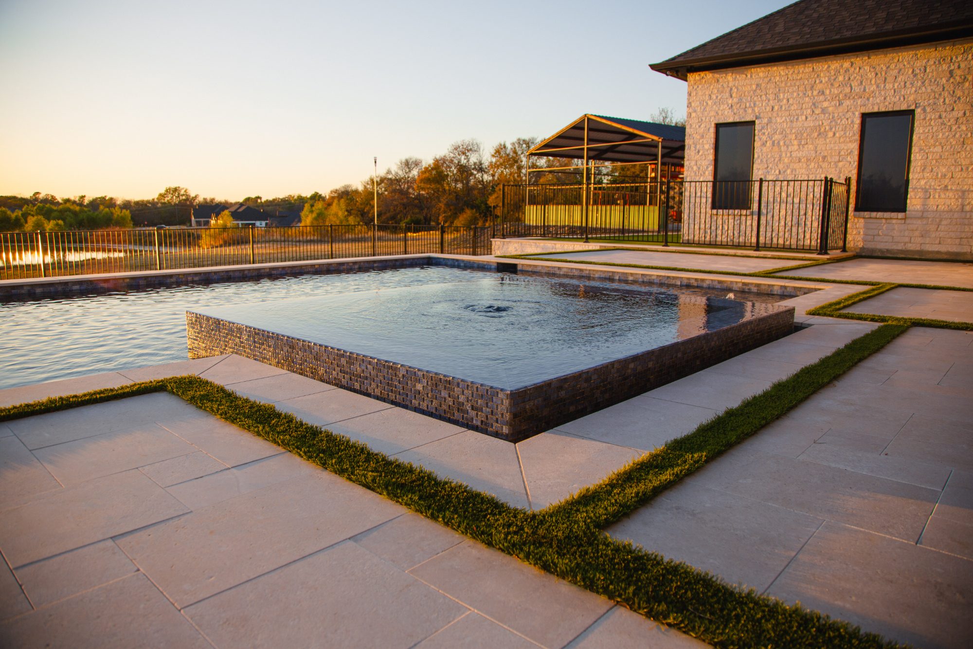 Modern Pool by the Lake — Celina, TX — photo 11