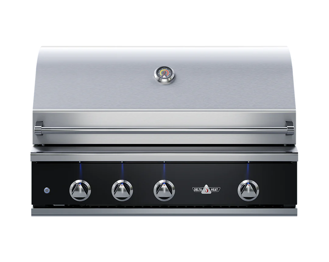 Delta Heat 38" Built-In Gas Grill (Black)