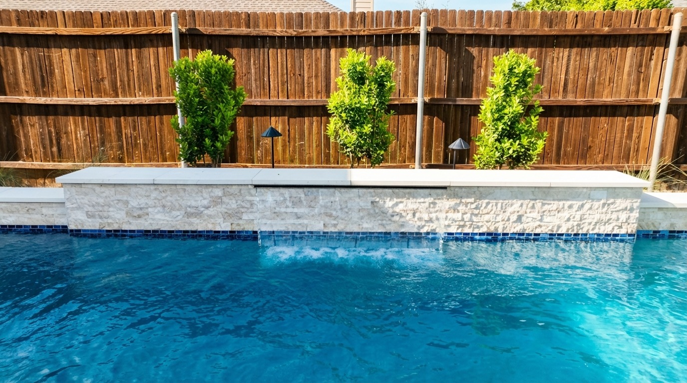 Modern Deck Pool & Spa Combo — Frisco, TX — photo 9