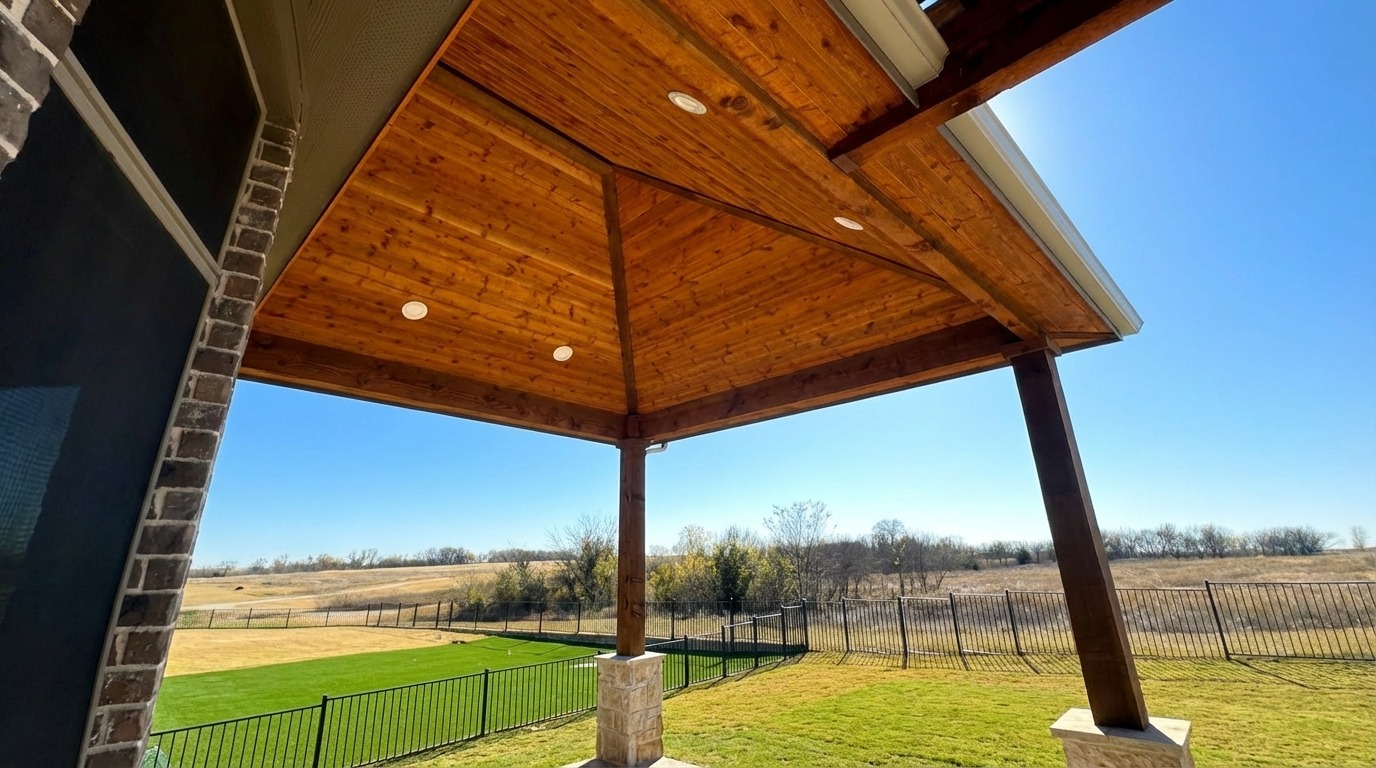 Freeform Pool with Arbor & Pergola — Gunter, TX — photo 5