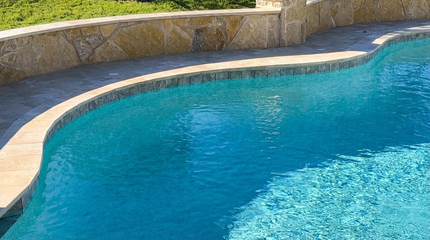 Freeform Pool with Arbor & Pergola — Gunter, TX — photo 6