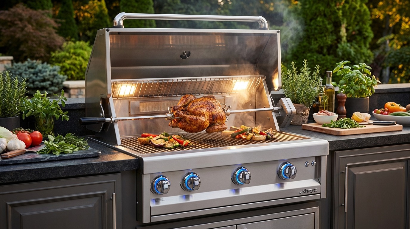 Artisan Professional Grills outdoor kitchen installation