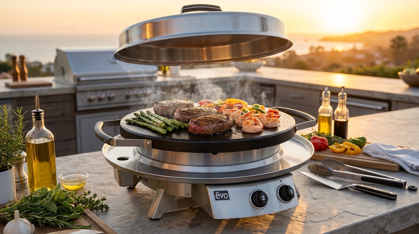 Evo outdoor kitchen installation
