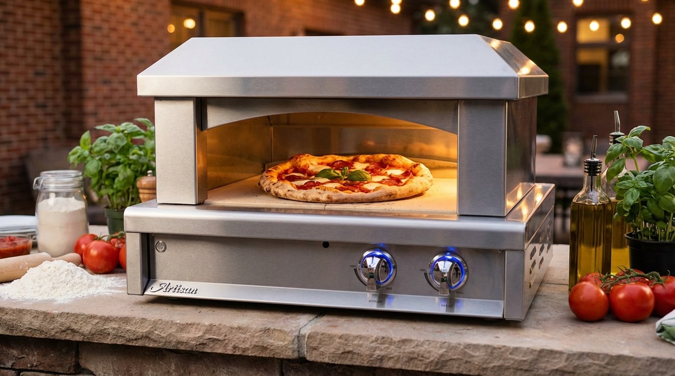 Artisan Professional Grills outdoor kitchen installation