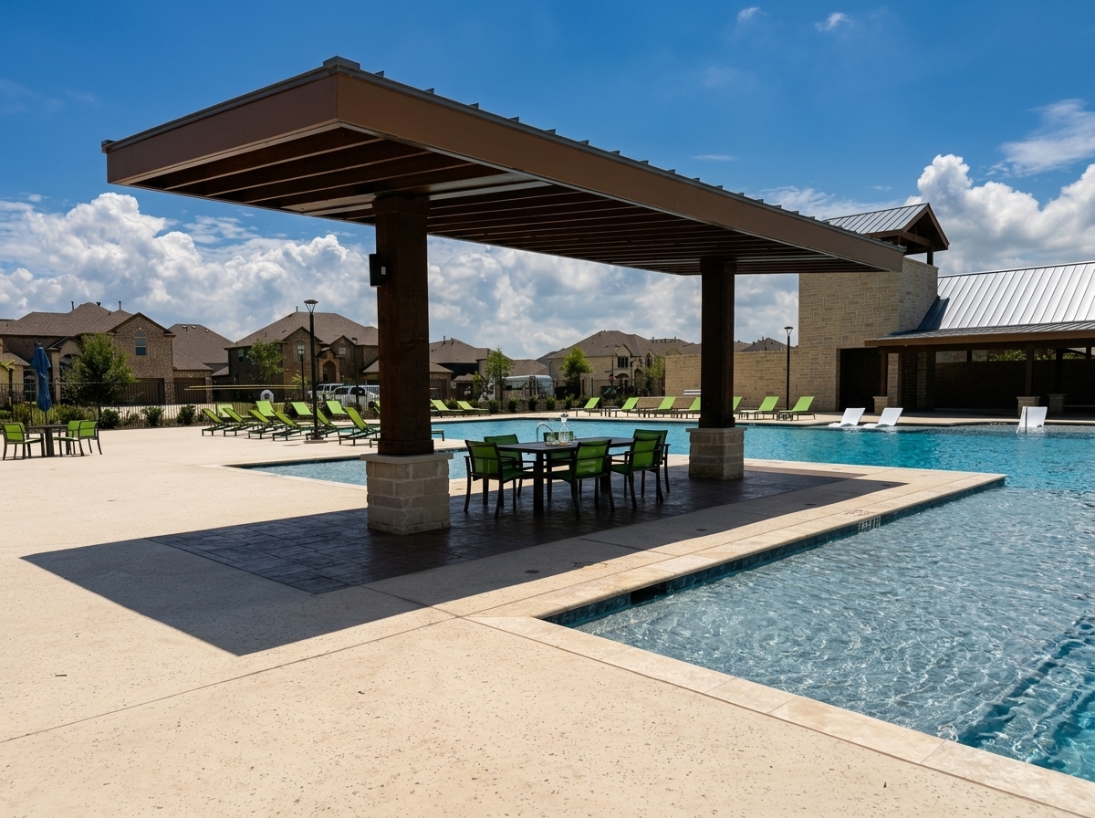 Large Community Pool with Amenity Center — Mansfield, TX — photo 5