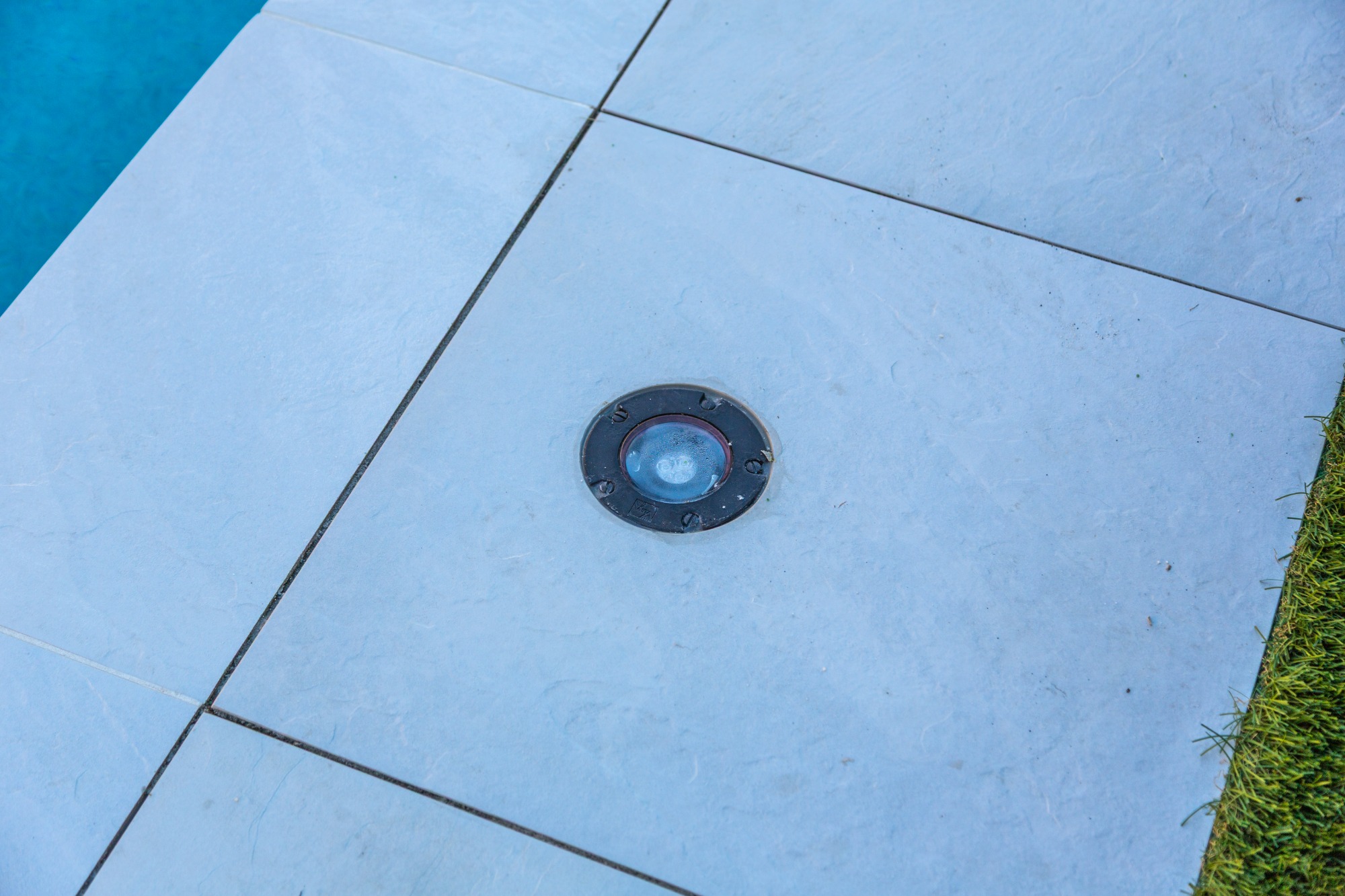 Modern Dark Marble Pool with Spa, Pergola & Outdoor Kitchen — Prosper, TX — photo 24