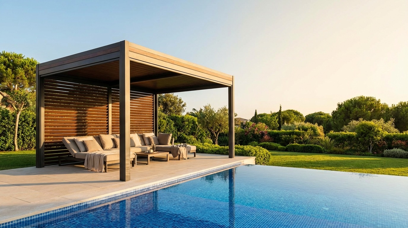 Custom pergola and pavilion shade structures