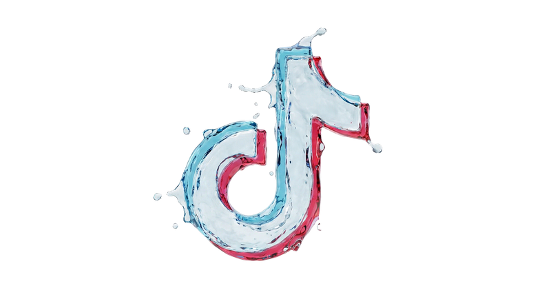TikTok water-styled icon