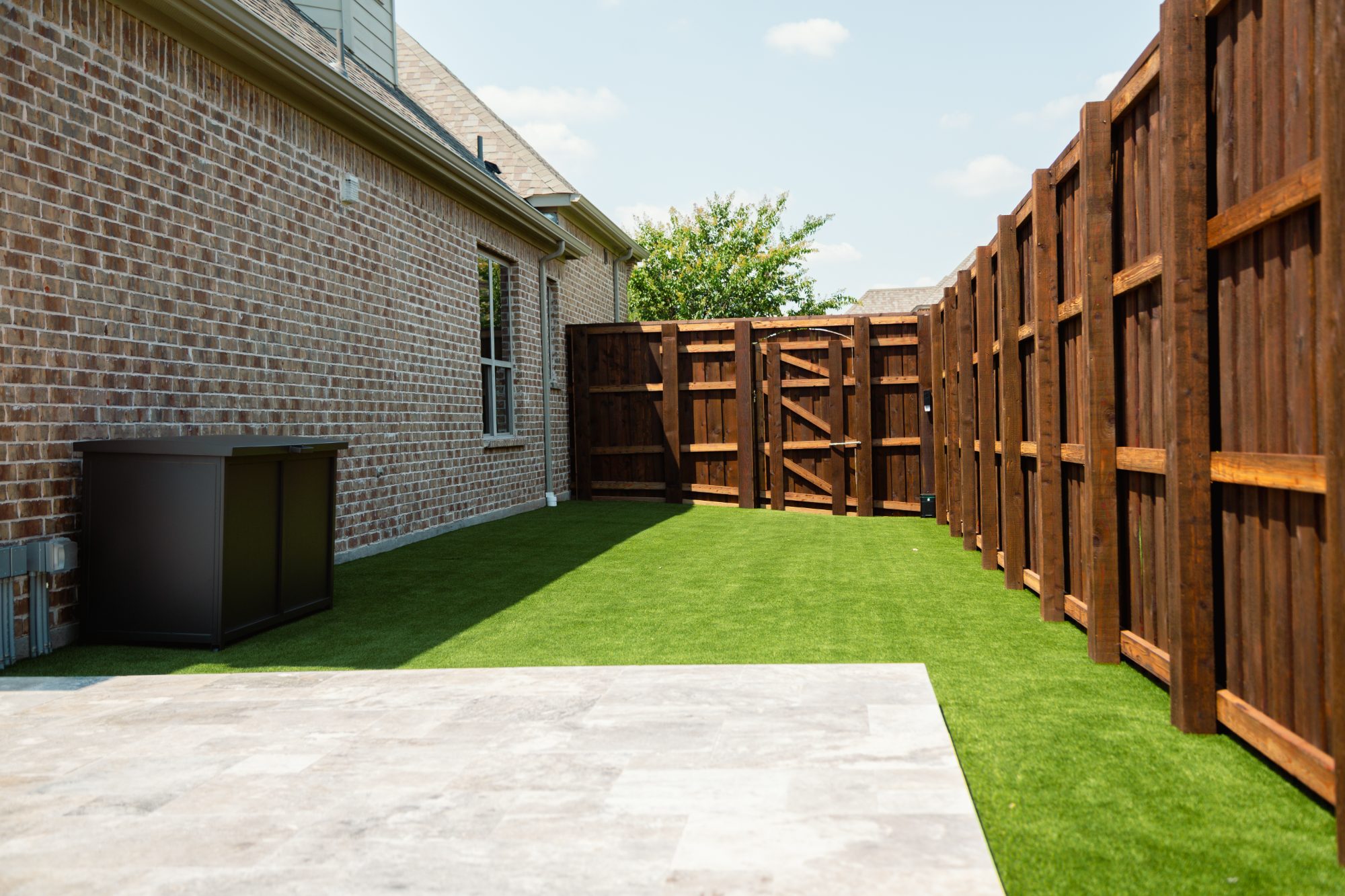Modern Pool with Luxury Loungers & Outdoor Living — Prosper, TX — photo 31