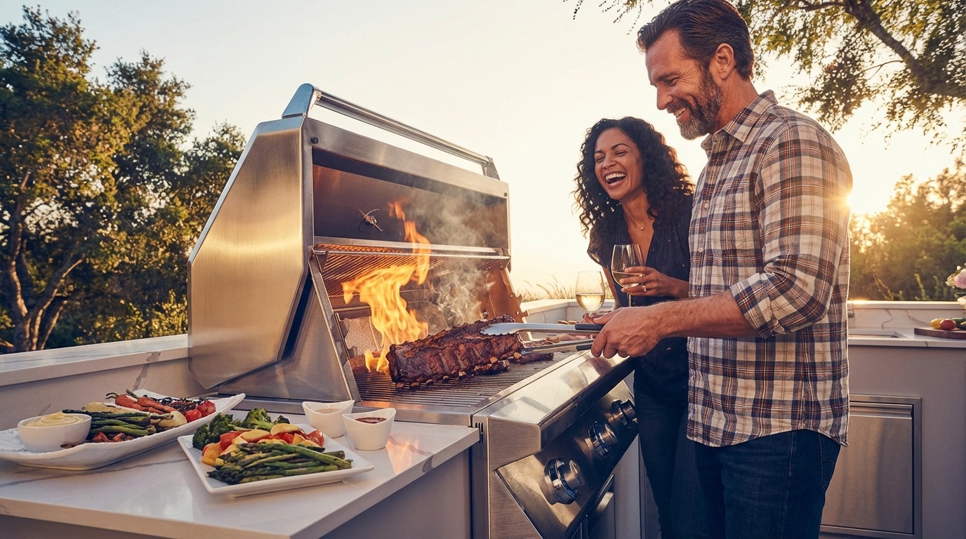 Twin Eagles outdoor kitchen installation
