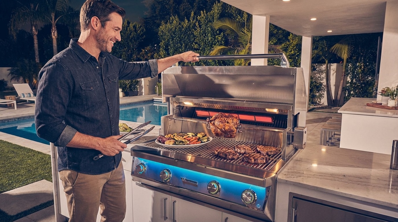 Twin Eagles outdoor kitchen installation