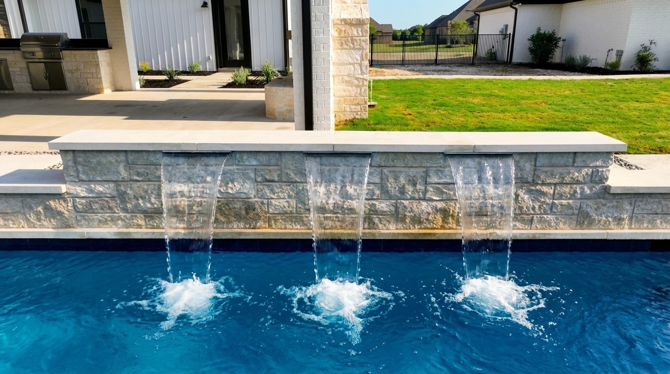 Pool Raised Platform Pvc Prestige Pool & Patio | Luxury Pool Builder Frisco TX